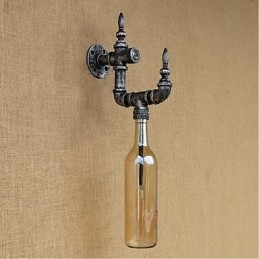 Rustik Lodge Silver Feature til Ambient Light Wall Sconces Wall Light