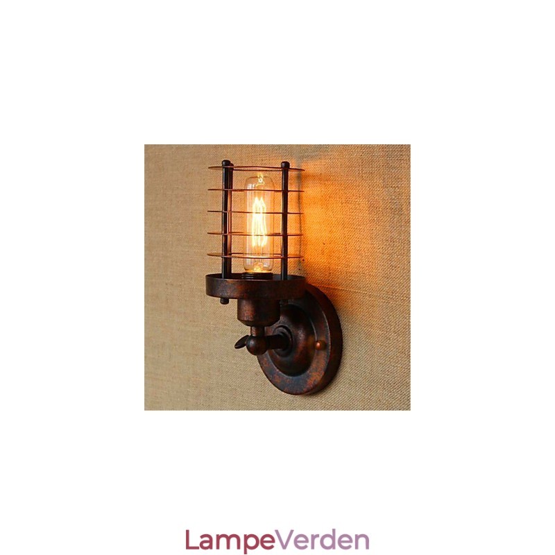 Rustik Lodge Country Antik Messing Funktion til Ambient Light Wall Sconces Wall Light
