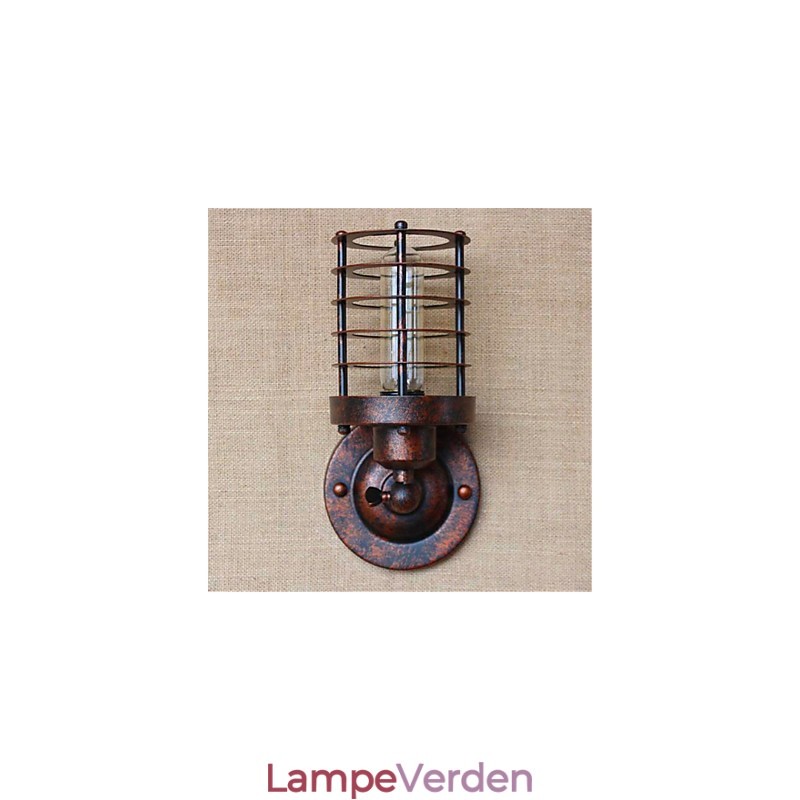 Rustik Lodge Country Antik Messing Funktion til Ambient Light Wall Sconces Wall Light