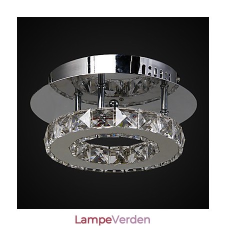 Moderne moderne krystal krom metal flush Mount Moderne moderne krystal krom metal flush Mount