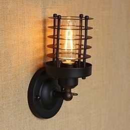 Rustik Lodge Country Antik Messing Funktion til Ambient Light Wall Sconces Wall Light