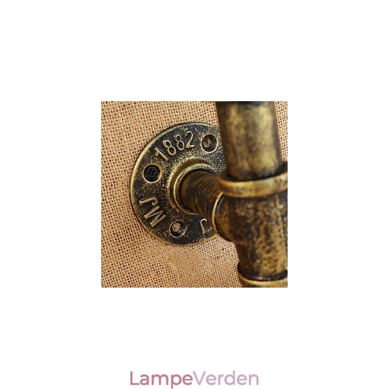 Vandflaske Væglampe Væg Lysegrå