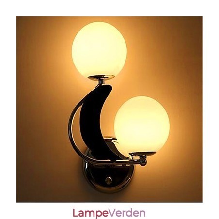 Moderne moderne sølvfunktion til væglamper til omgivende lys Moderne moderne sølvfunktion til væglamper til omgivende lys