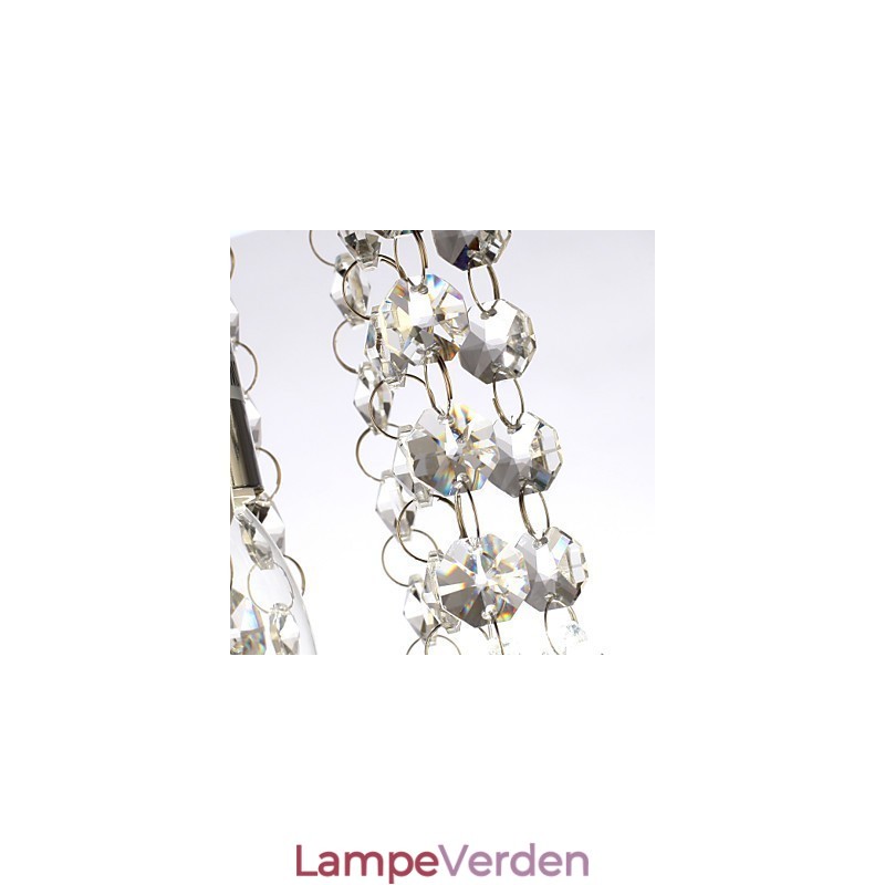 Moderne Moderne Traditionel Klassisk Country Crystal Mini Style Chrome Crystal Flush Mount