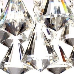 Moderne Moderne Traditionel Klassisk Country Crystal Mini Style Chrome Crystal Flush Mount