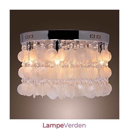 Moderne moderne krystal Mini-stil Chrome Flush Mount Moderne moderne krystal Mini-stil Chrome Flush Mount