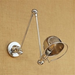 Moderne Contemporary Country Chrome Funktion til Swing Arm Øjenbeskyttelse Downlight Swing Arm LightsWall