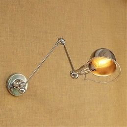 Moderne Contemporary Country Chrome Funktion til Swing Arm Øjenbeskyttelse Downlight Swing Arm LightsWall