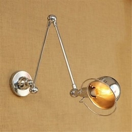 Moderne Contemporary Country Chrome Funktion til Swing Arm Øjenbeskyttelse Downlight Swing Arm LightsWall
