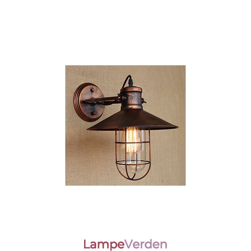 Rustik Lodge Country Retro maleri funktion til Mini Style Downlight væglamper