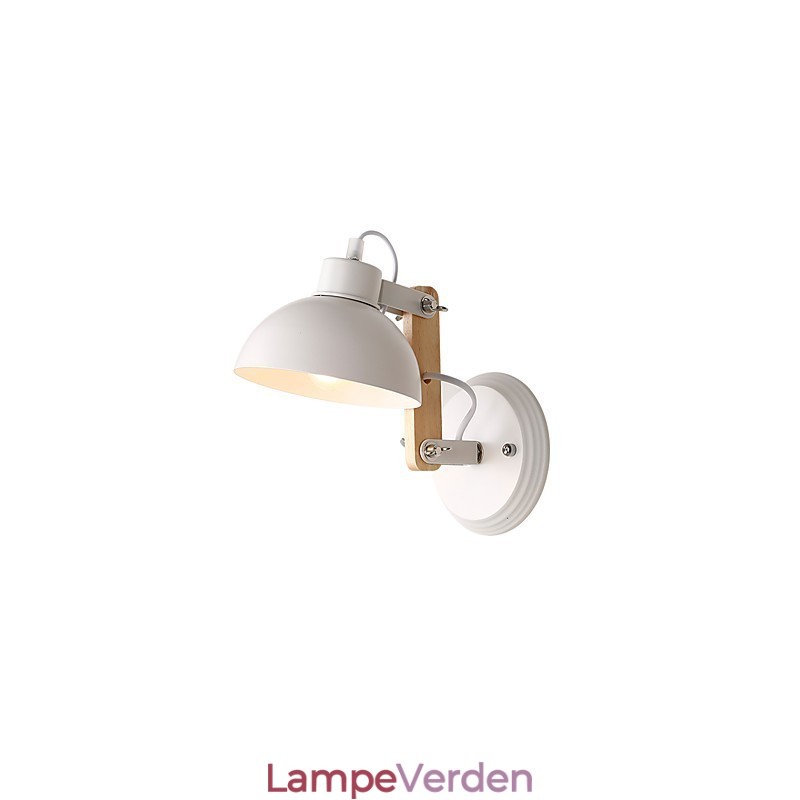 Vintage træ Art Deco Metal Metal Rustik Væglampe Stue Spisestue Gang Væglampe Sort Hvid Valgfri