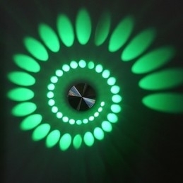 Moderne lys aluminium Flush Mount væglampe integreret