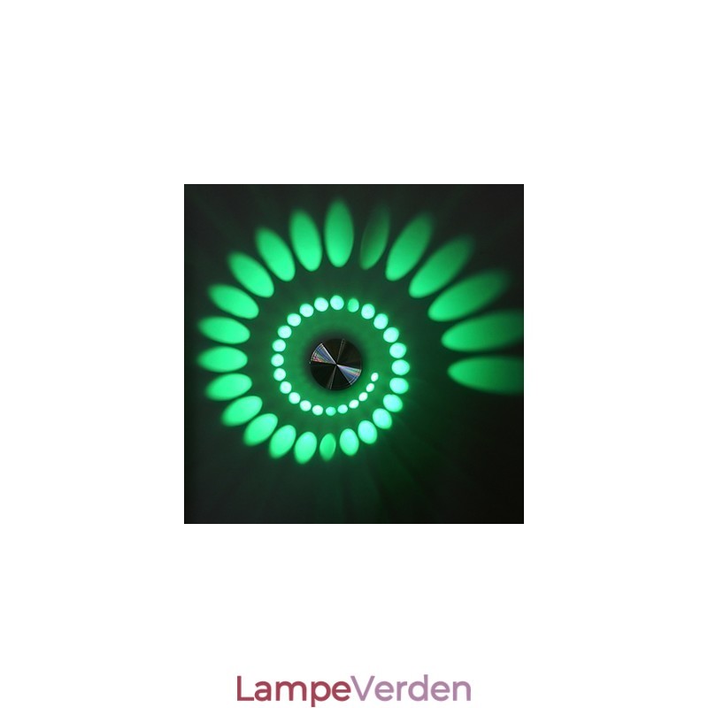 Moderne lys aluminium Flush Mount væglampe integreret