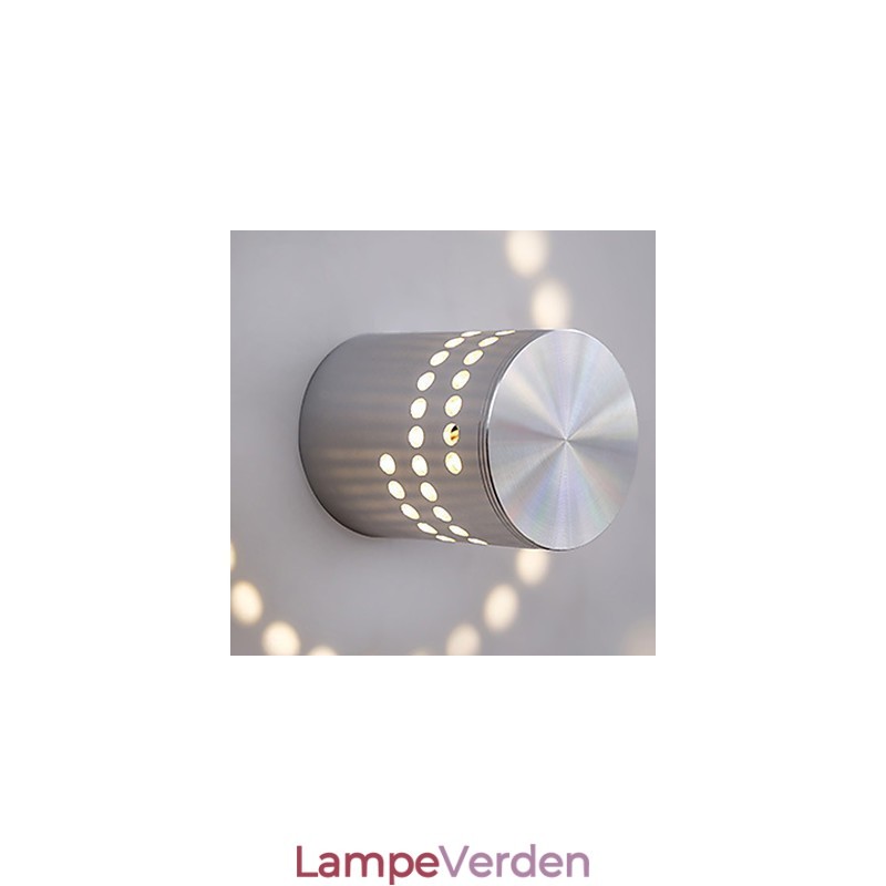 Moderne lys aluminium Flush Mount væglampe integreret
