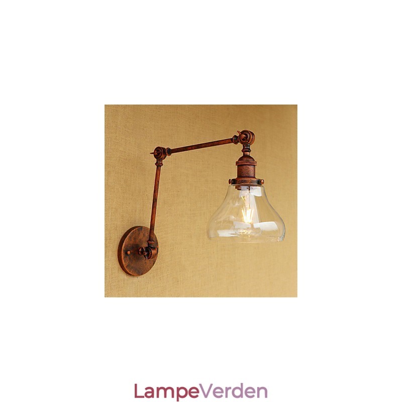Country Retro galvaniseret funktion til Mini Style Øjenbeskyttelse Ambient Light Swing Arm LightsWall