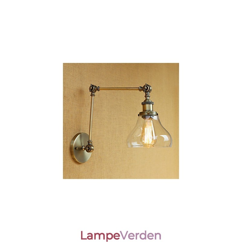 Country Retro galvaniseret funktion til Mini Style Øjenbeskyttelse Ambient Light Swing Arm LightsWall