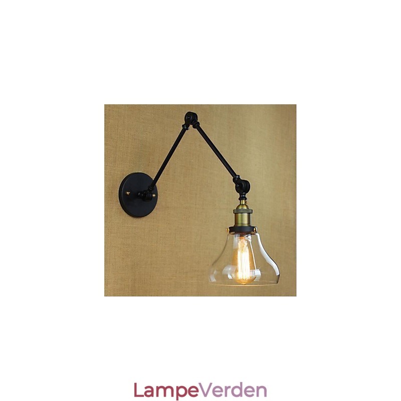 Country Retro galvaniseret funktion til Mini Style Øjenbeskyttelse Ambient Light Swing Arm LightsWall