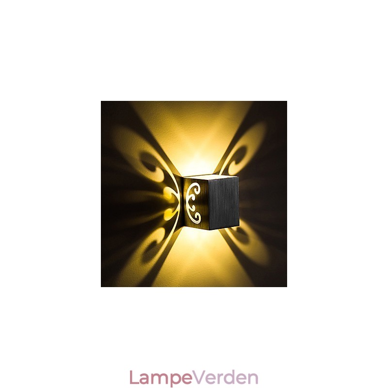 Moderne lys aluminium Flush Mount væglampe Dekorer væglamper