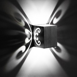 Moderne lys aluminium Flush Mount væglampe Dekorer væglamper