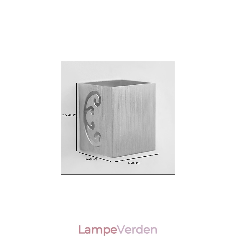 Moderne lys aluminium Flush Mount væglampe Dekorer væglamper