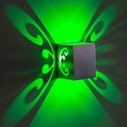 Moderne lys aluminium Flush Mount væglampe Dekorer væglamper