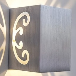 Moderne lys aluminium Flush Mount væglampe Dekorer væglamper