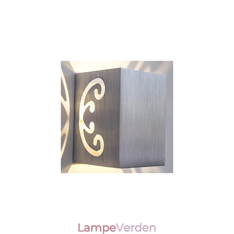Moderne lys aluminium Flush Mount væglampe Dekorer væglamper