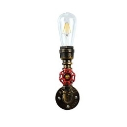 Væglampe Væglamper Vægjern Væglampe Stum Sort Lyssværd Lampe På Væg