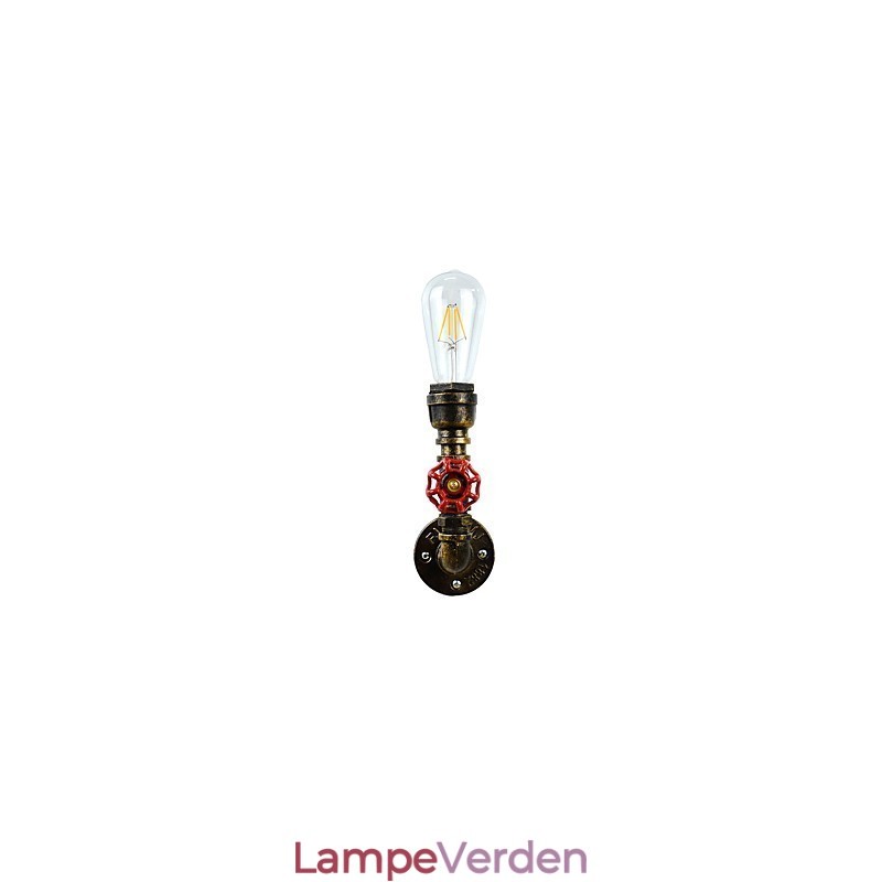 Væglampe Væglamper Vægjern Væglampe Stum Sort Lyssværd Lampe På Væg
