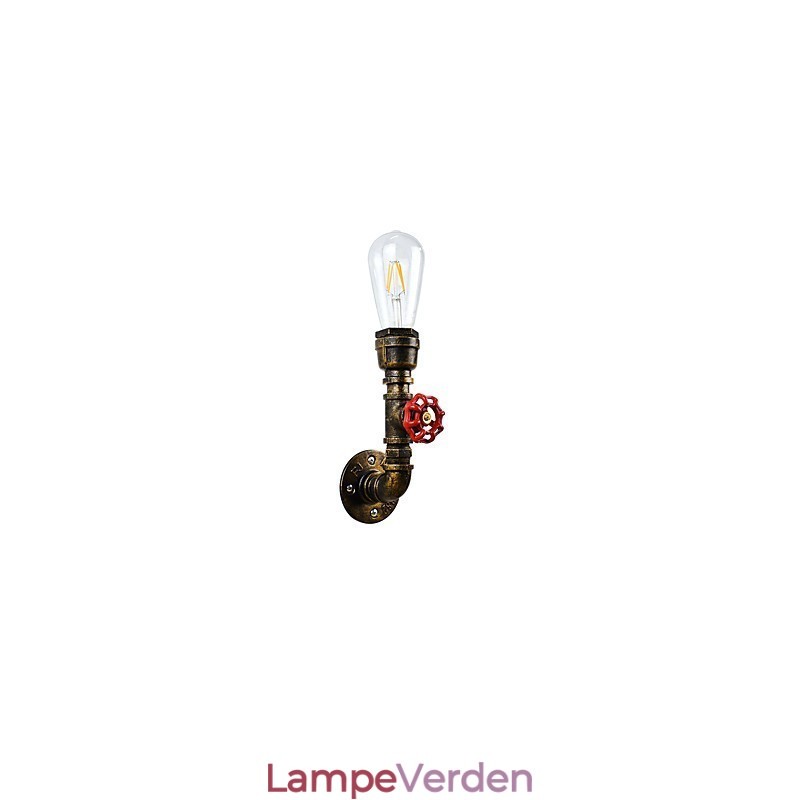 Væglampe Væglamper Vægjern Væglampe Stum Sort Lyssværd Lampe På Væg