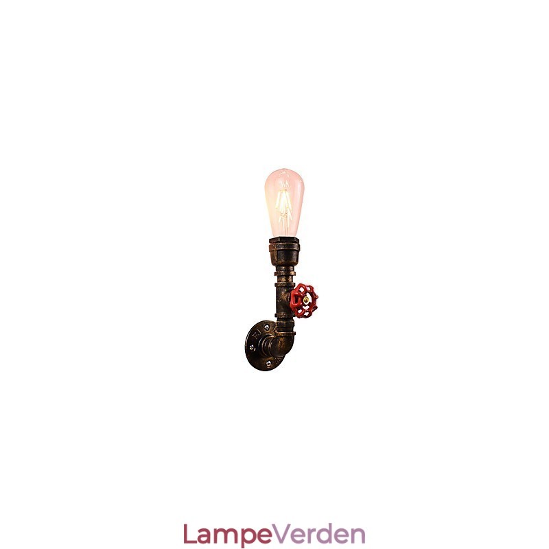 Væglampe Væglamper Vægjern Væglampe Stum Sort Lyssværd Lampe På Væg