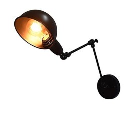 Buzz Foldbar Vægjern Væglampe Dumb Sort Lyssværd Lampe På Væg Europæisk stil Amerikansk stil