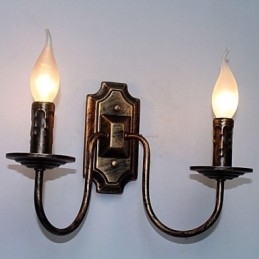 Retro Simpel Væglampe Gang Gang Dobbelt Hovedlampe Soveværelse Stue Væglampe Belysning