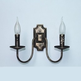 Retro Simpel Væglampe Gang Gang Dobbelt Hovedlampe Soveværelse Stue Væglampe Belysning