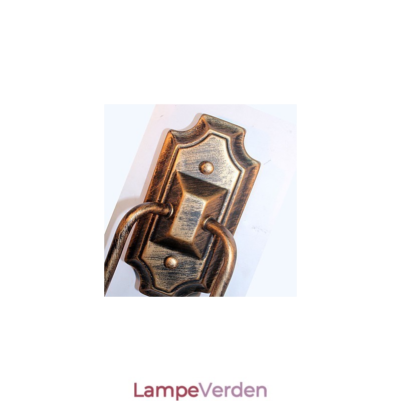 Retro Simpel Væglampe Gang Gang Dobbelt Hovedlampe Soveværelse Stue Væglampe Belysning