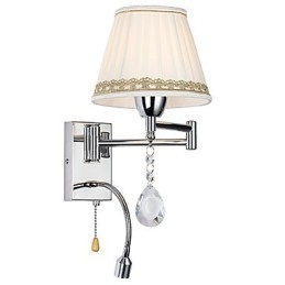Modern Contemporary Rustic Lodge Modern Contemporary Country Chrome Feature for Crystal Swing Arm Wall Lamp