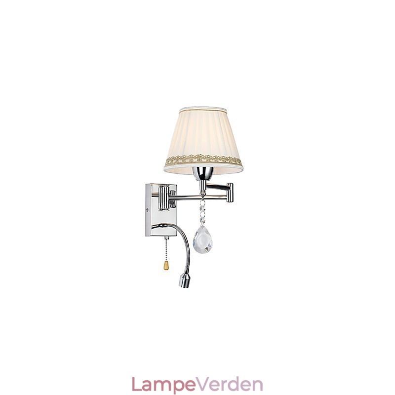 Modern Contemporary Rustic Lodge Modern Contemporary Country Chrome Feature for Crystal Swing Arm Wall Lamp