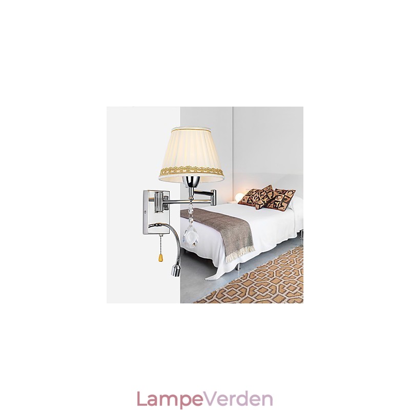 Modern Contemporary Rustic Lodge Modern Contemporary Country Chrome Feature for Crystal Swing Arm Wall Lamp