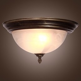 Antik inspireret Flush Mount med 2 lys