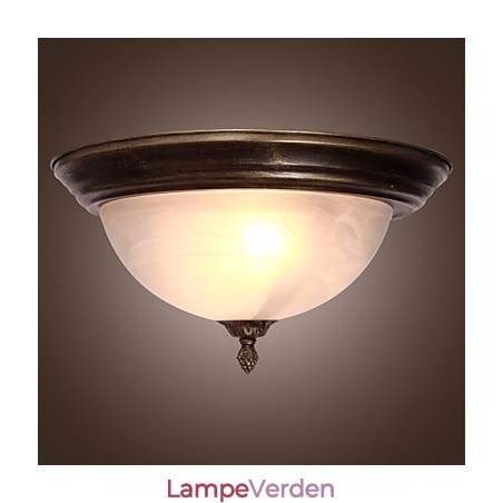 Antik inspireret Flush Mount med 2 lys