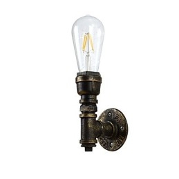Væglampe Væglamper Vægjern Væglampe Stum Sort Lyssværd Lampe På Væg