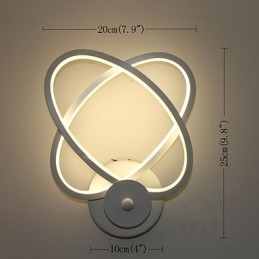 Kreativ Væglampe Sengevæggen Korridor Study Fashion Aluminiumslampe