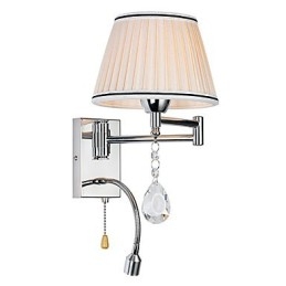 Væglampe Modern Contemporary Rustic Lodge Modern Contemporary Country Chrome Feature for Crystal Swing Arm