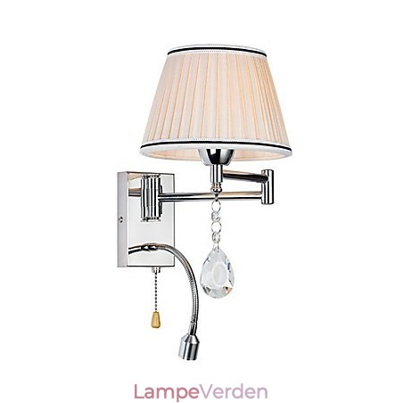 Væglampe Modern Contemporary Rustic Lodge Modern Contemporary Country Chrome Feature for Crystal Swing Arm