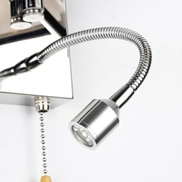 Væglampe Modern Contemporary Rustic Lodge Modern Contemporary Country Chrome Feature for Crystal Swing Arm