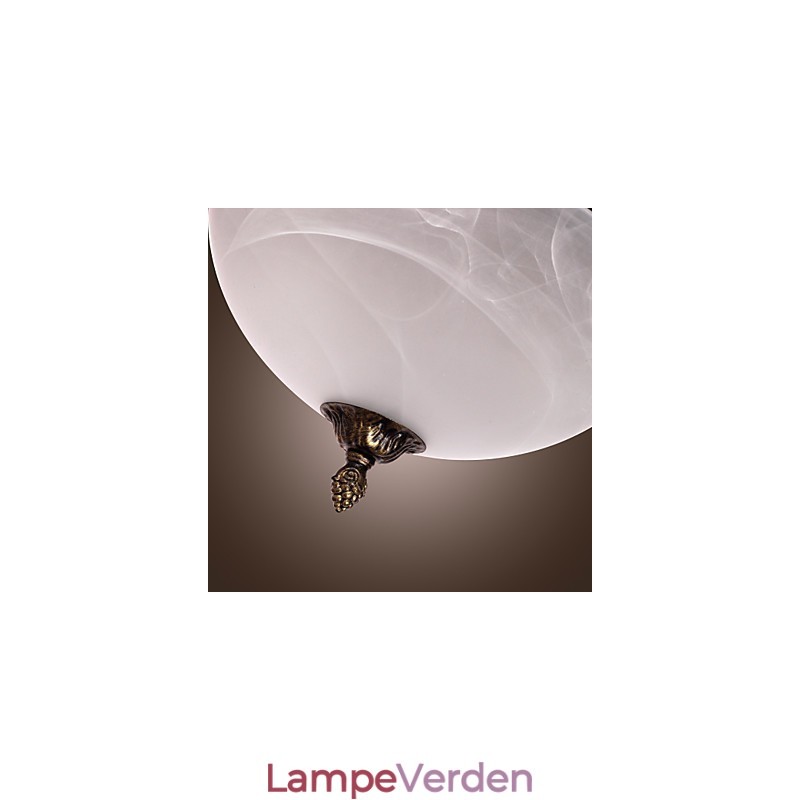 Antik inspireret Flush Mount med 2 lys