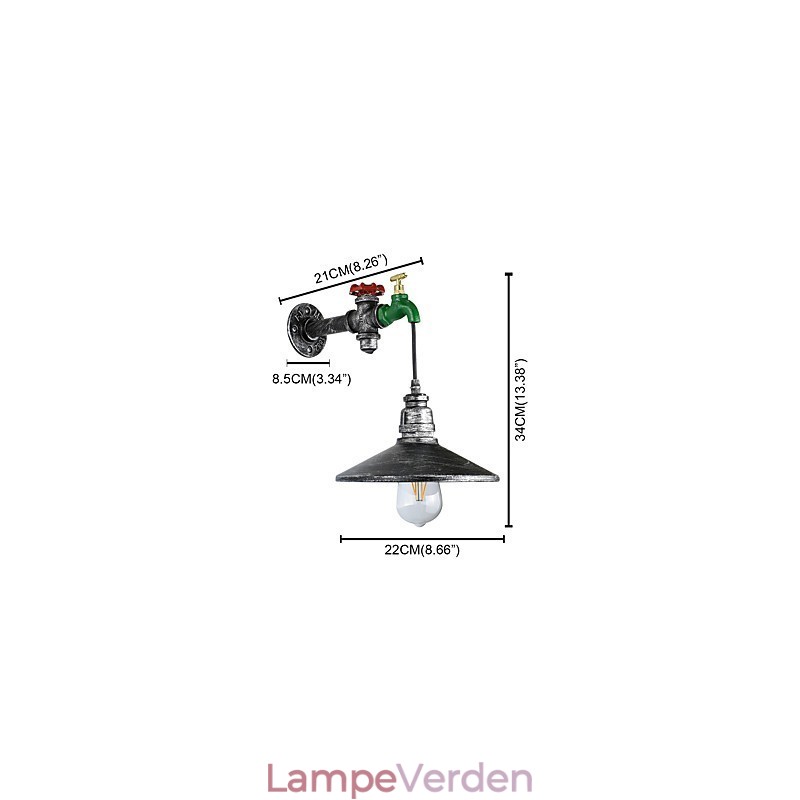 Væglys Væglamper Rustik Lodge Malerfunktion til Ambient Light Væglamper Væglys