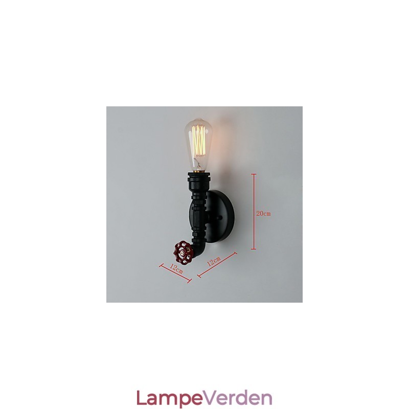 Rustik Lodge Moderne Moderne Land Retro Maleri Funktion til Mini Style Uplight Wall Sconces