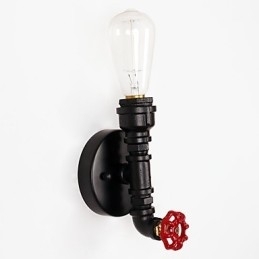 Rustik Lodge Moderne Moderne Land Retro Maleri Funktion til Mini Style Uplight Wall Sconces