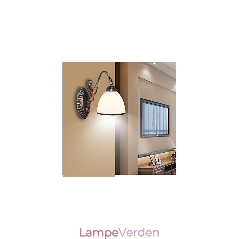 Europæisk stil Retro Stue Soveværelse Lampe Veranda Væglampe Balkon Coffee Shop Væglampe